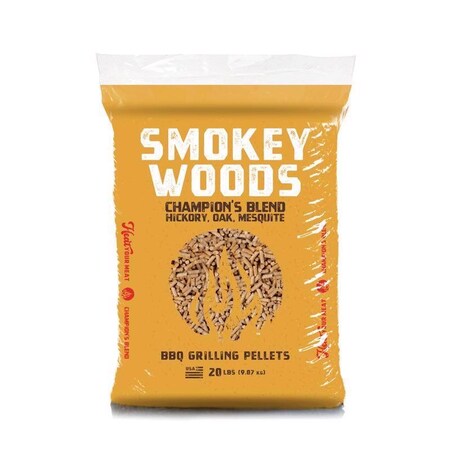 Smoky Woods Smokey Woods Hardwood Pellets All Natural Hickory/Mesquite/Oak 20 lb J054